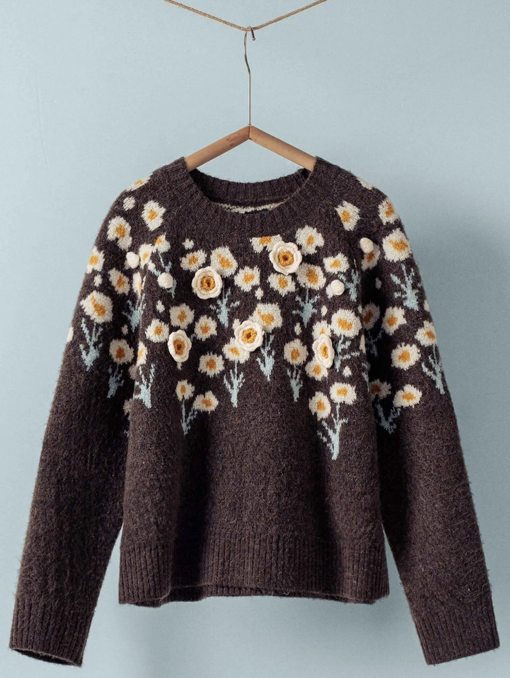 Daisy Embossed Sweater