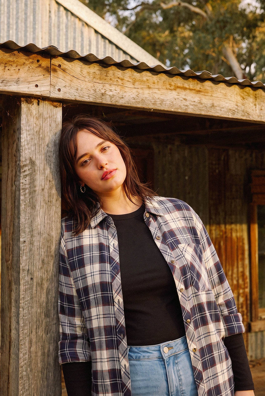 Be Cool - [PLUS] MASON PLAID FLANNEL SHIRT