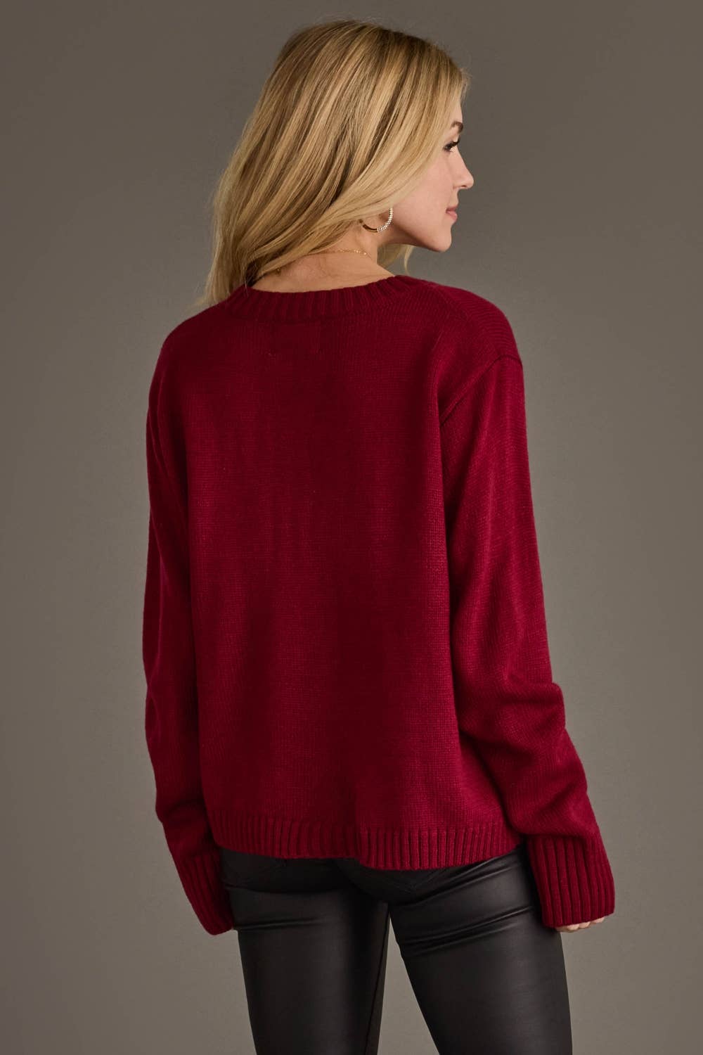 Panache Apparel Co. - Maroon & Gold Game Day Sweater