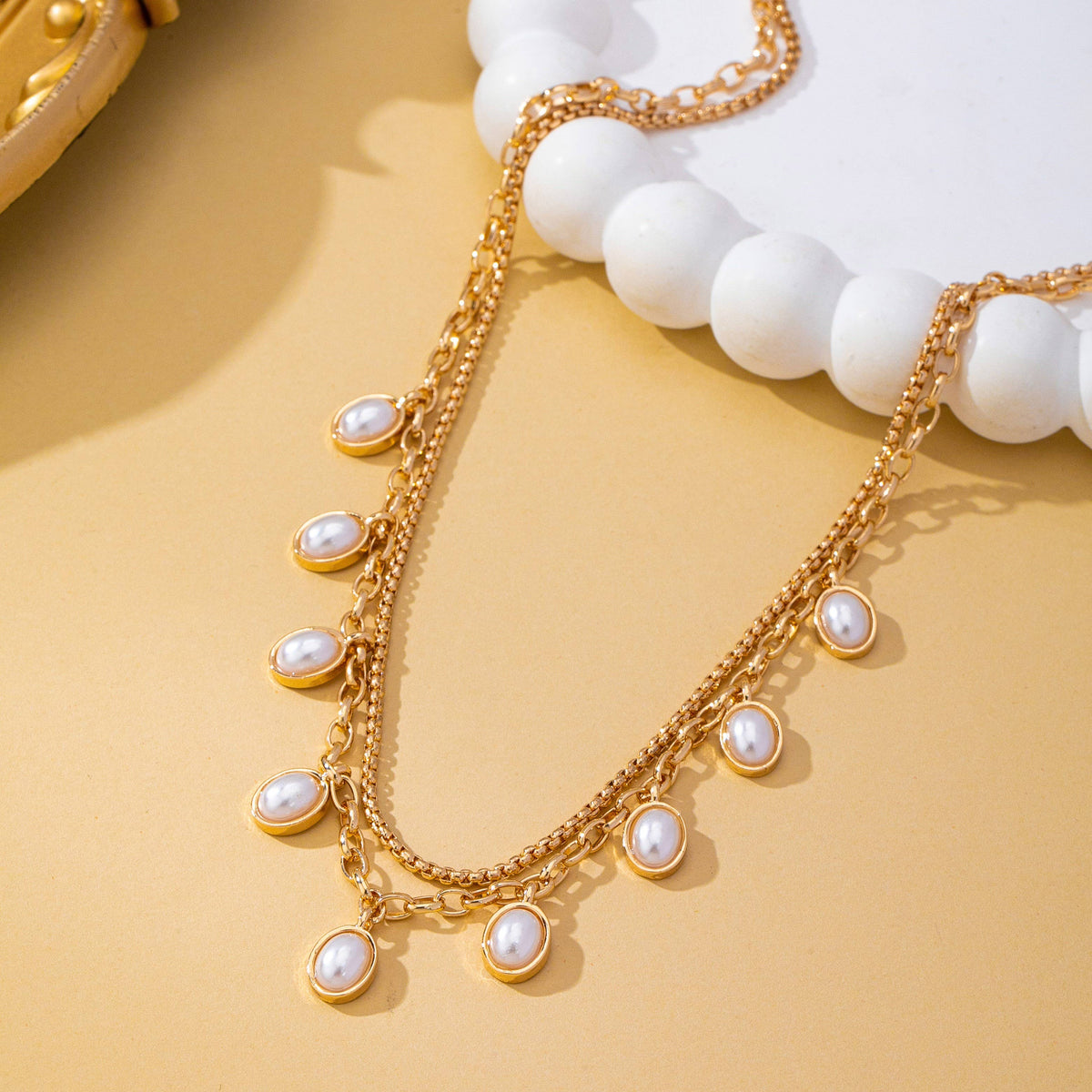 Layered Charm Necklace | 80N93660