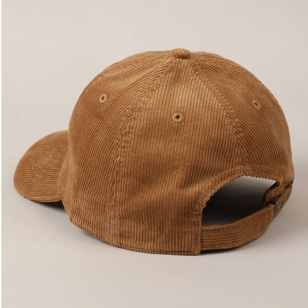 Dog Mom Corduroy Baseball Cap