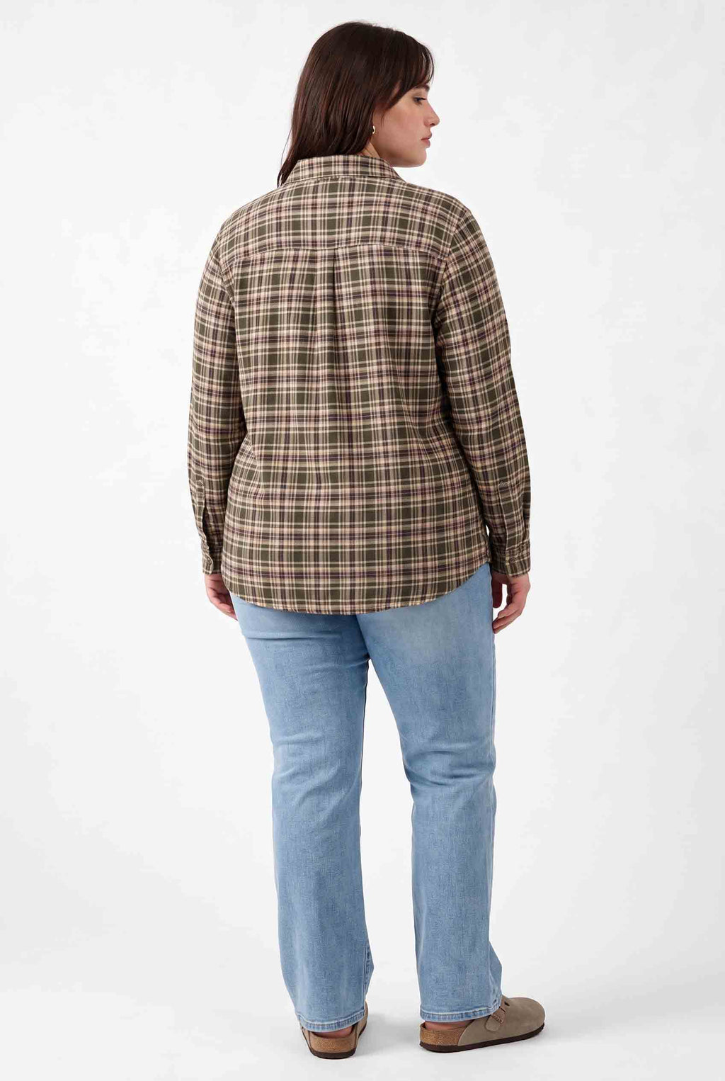 Be Cool - [PLUS] WANDER PLAID BUTTON DOWN SHIRT