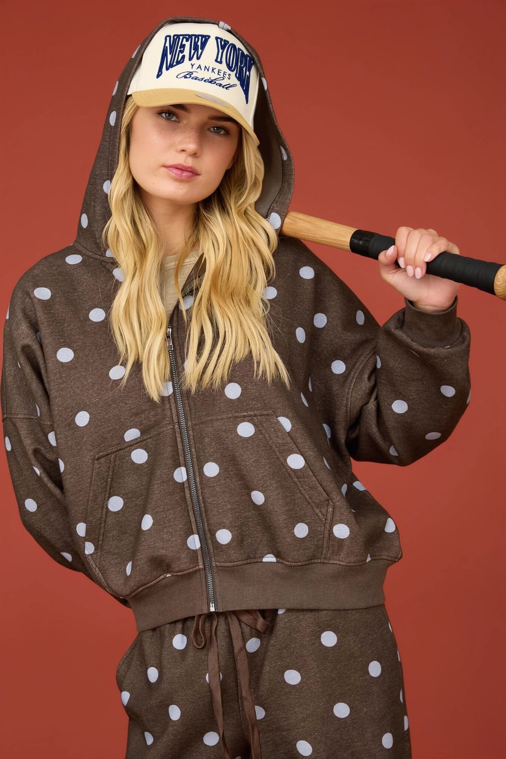 Polka Dot Hoodie