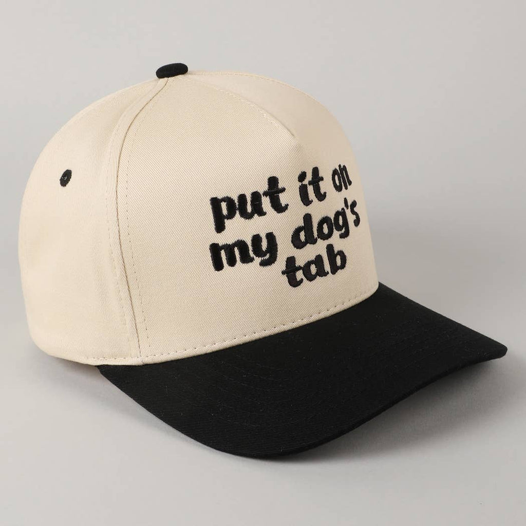 Fashion City - Put it on my dog's tab Two Tone Trucker Hat