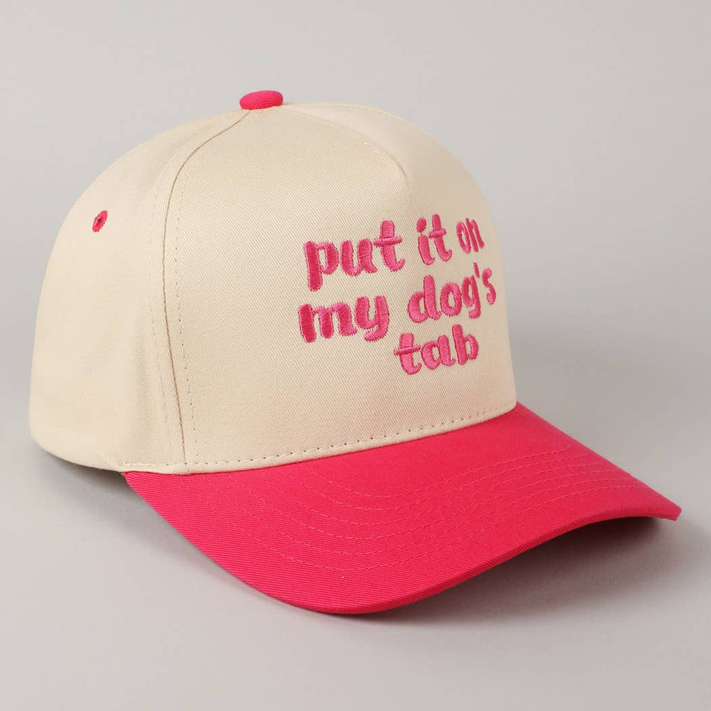 Fashion City - Put it on my dog's tab Two Tone Trucker Hat