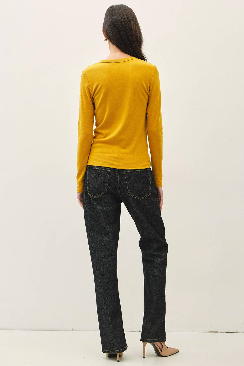Be Cool - NEW COLOR-ROUND NECK LONG SLEEVE KNIT TOP