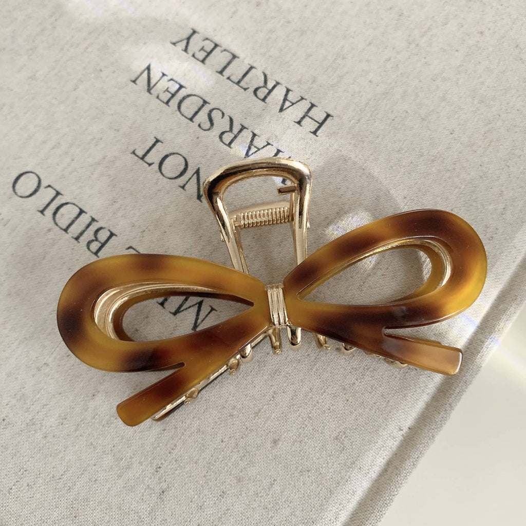 Ribbon Metal Hair Claw Clips | 40H881