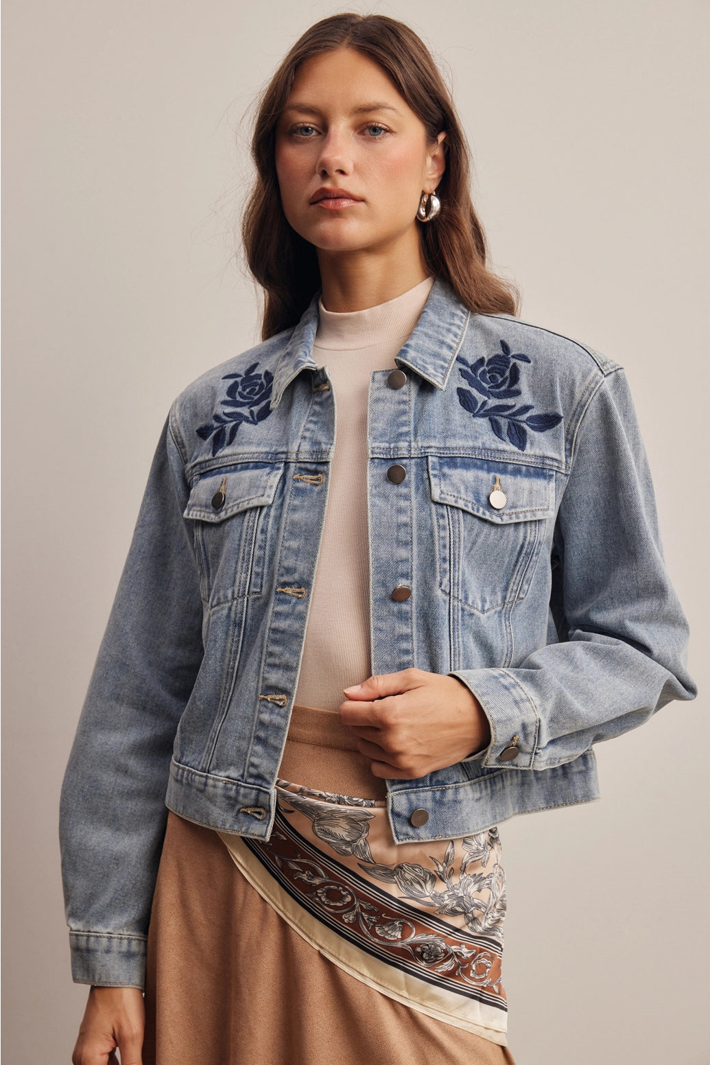 Embellished Denim Jacket