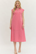 Candy Stripe Midi Dress