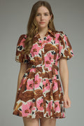 Fall Floral Dress