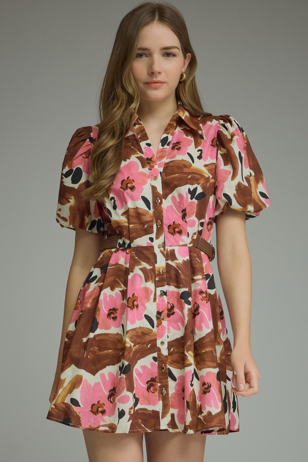 Fall Floral Dress