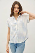 Blue Stripes Top