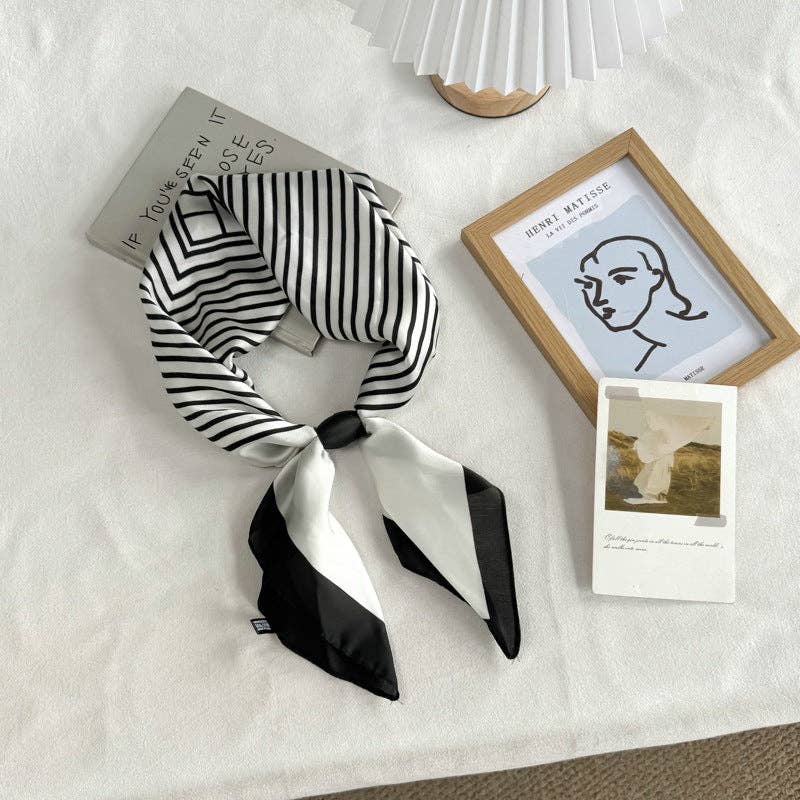Magnetic Buckle Silk Scarf