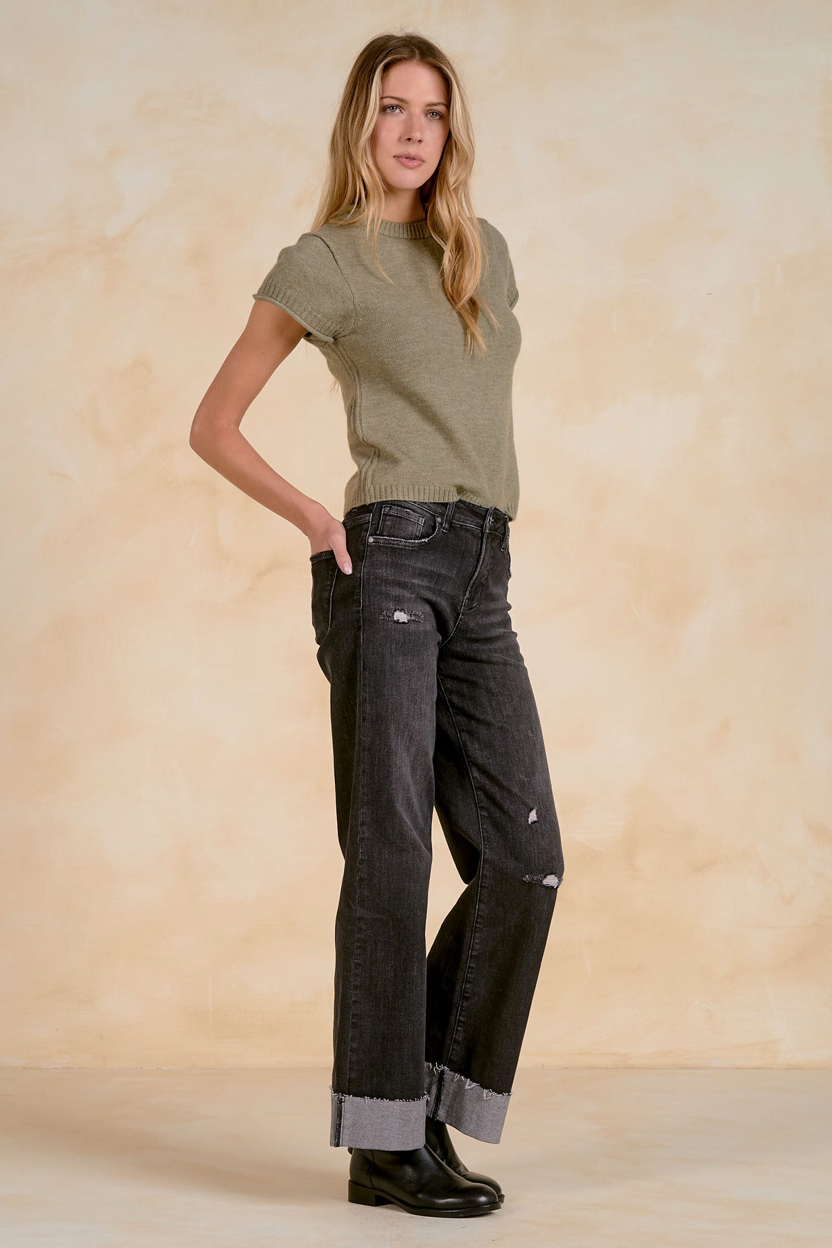 Light Olive Sweater
