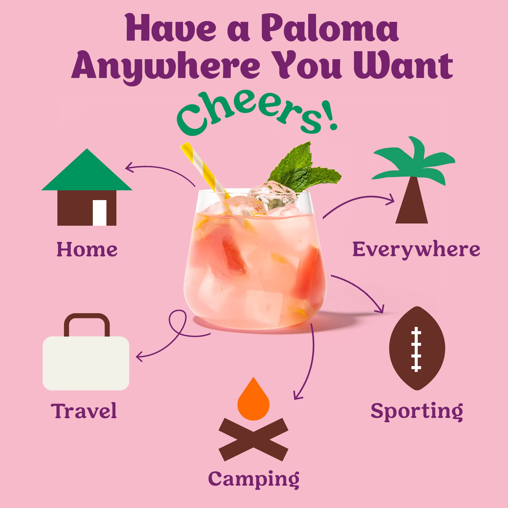 Craftmix - Passionfruit Paloma Cocktail Mixer - 6 Servings Multipack