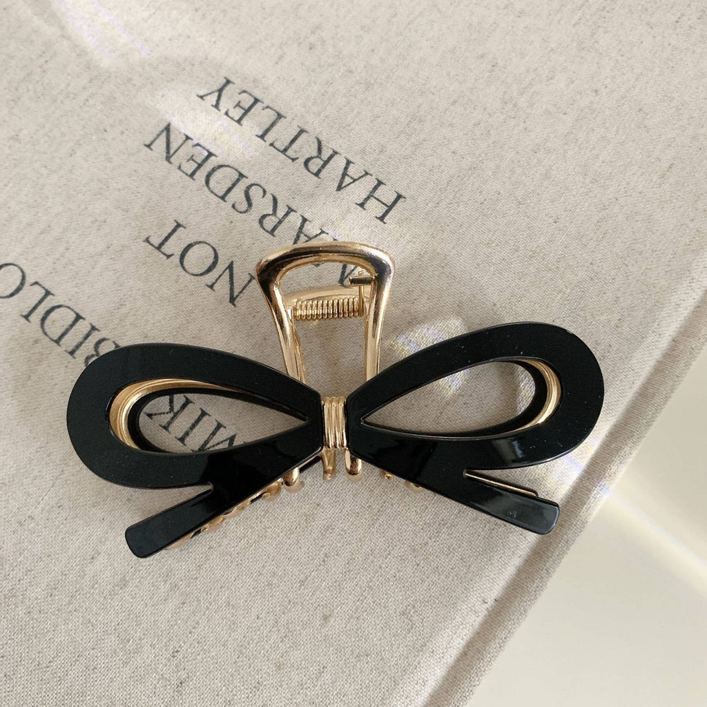 Ribbon Metal Hair Claw Clips | 40H881