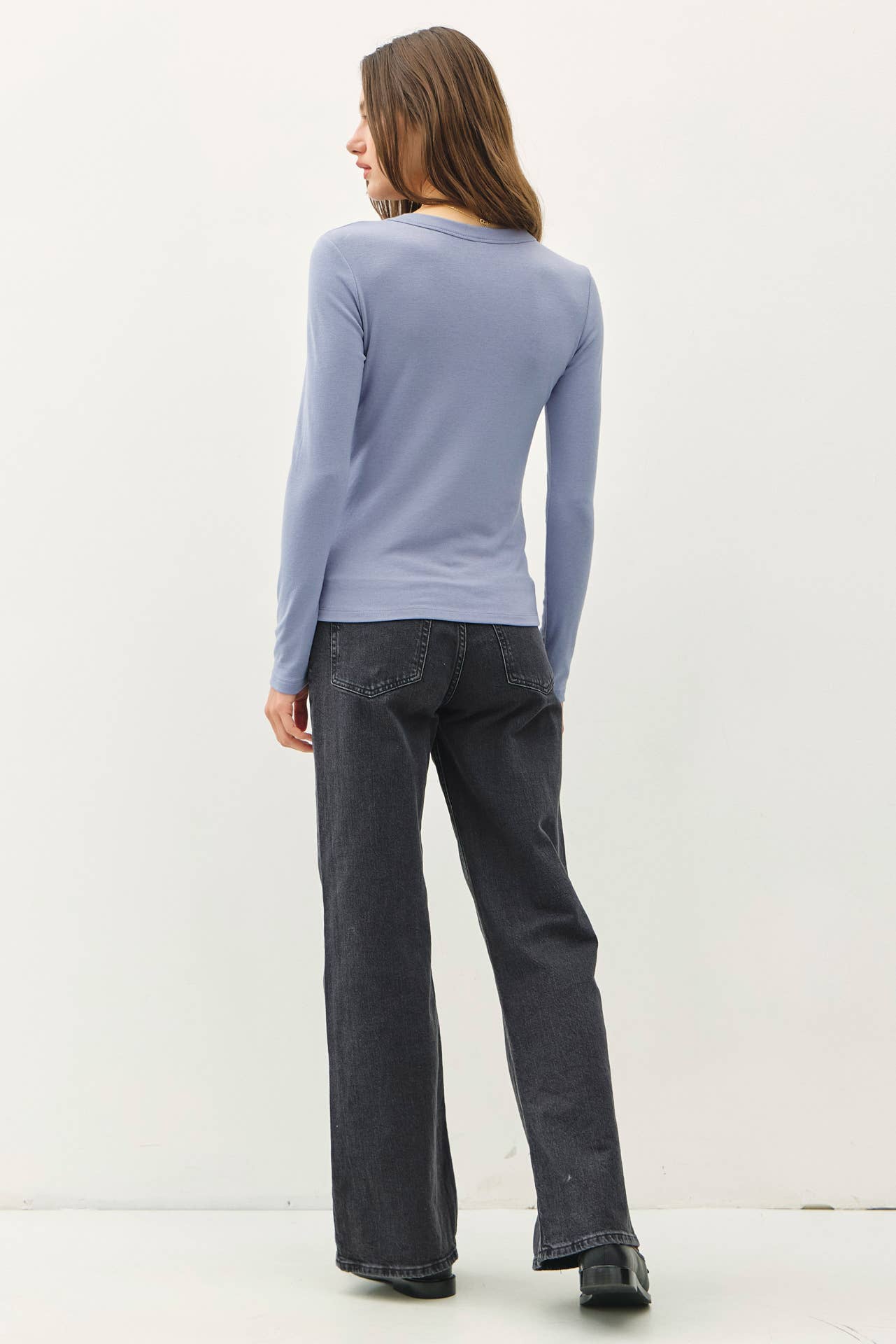 Be Cool - NEW COLOR-ROUND NECK LONG SLEEVE KNIT TOP