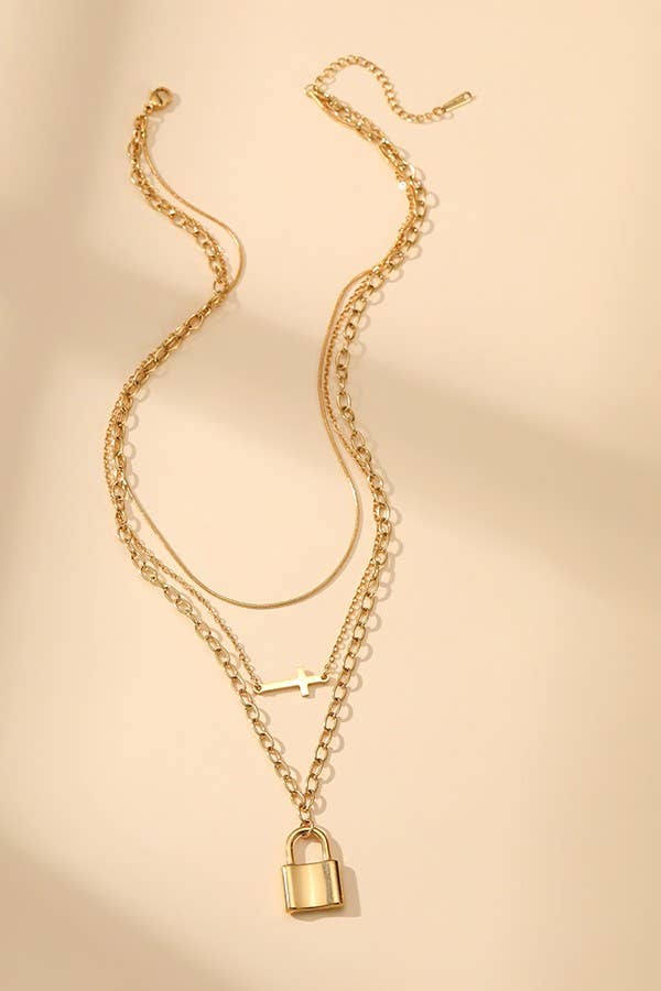 LOCKET LAYERED NECKLACE
