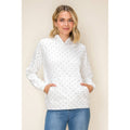 STACCATO - POLKADOT HOODIE SWEATSHRIT