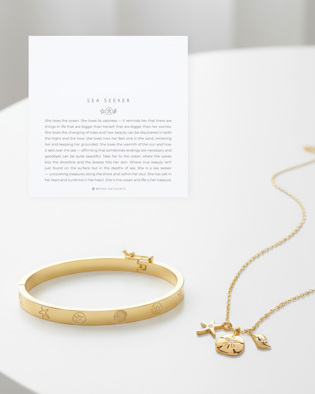 Sea Seeker Bundle: Necklace + Bracelet Set