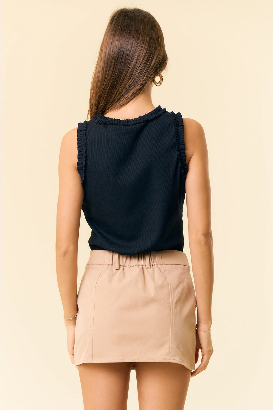 Flutter Tank Black