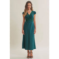 Graceful Satin Lace Dress