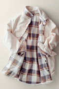 Corduroy Reversible Shacket Ivory