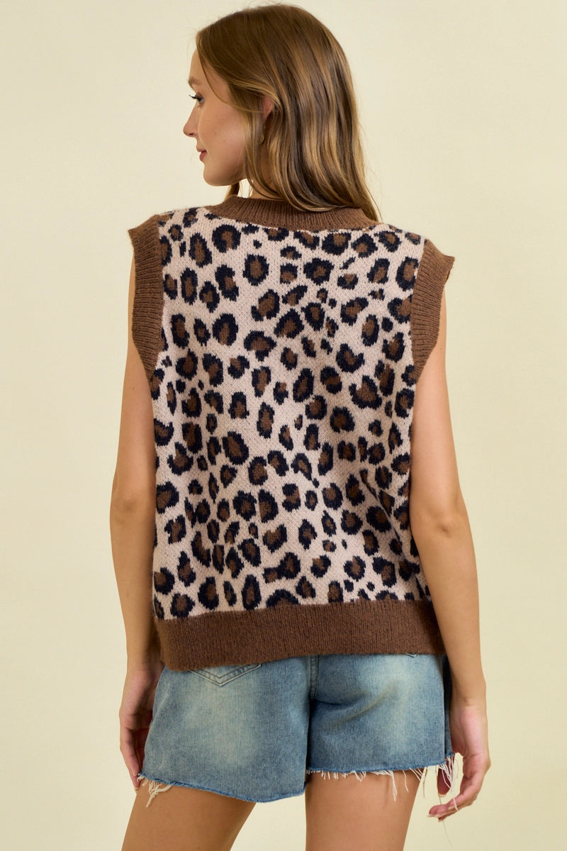 Leopard Vest