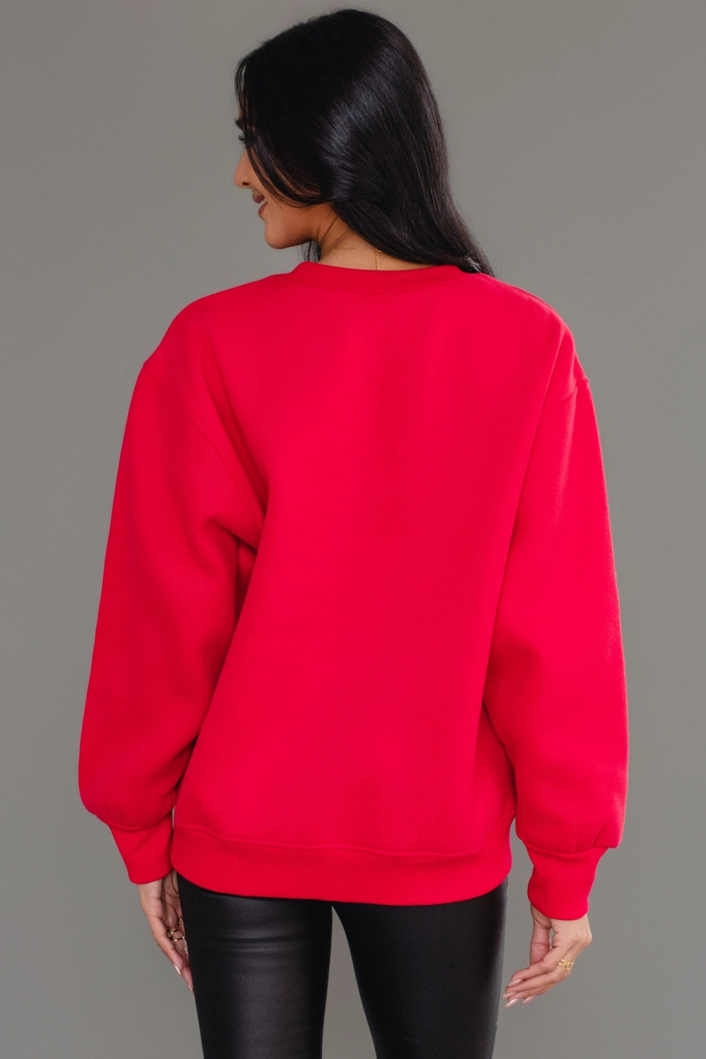 Red Merry Sweatshirt