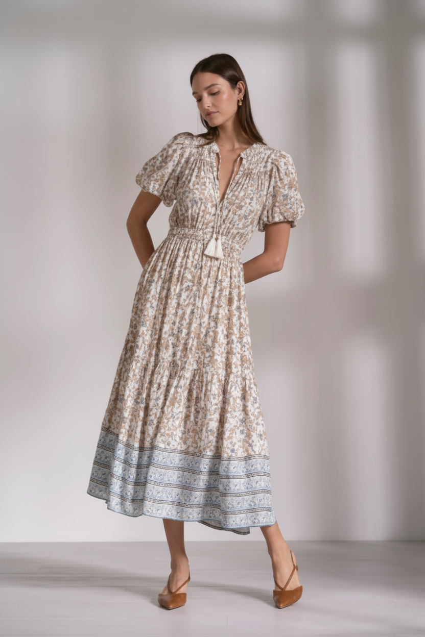 Blue Whimsy Maxi