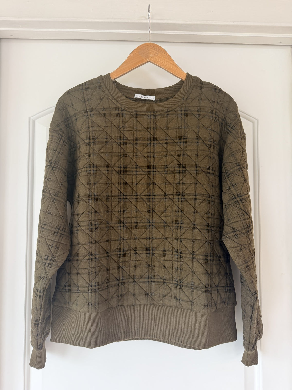 Quilted Plaid top
