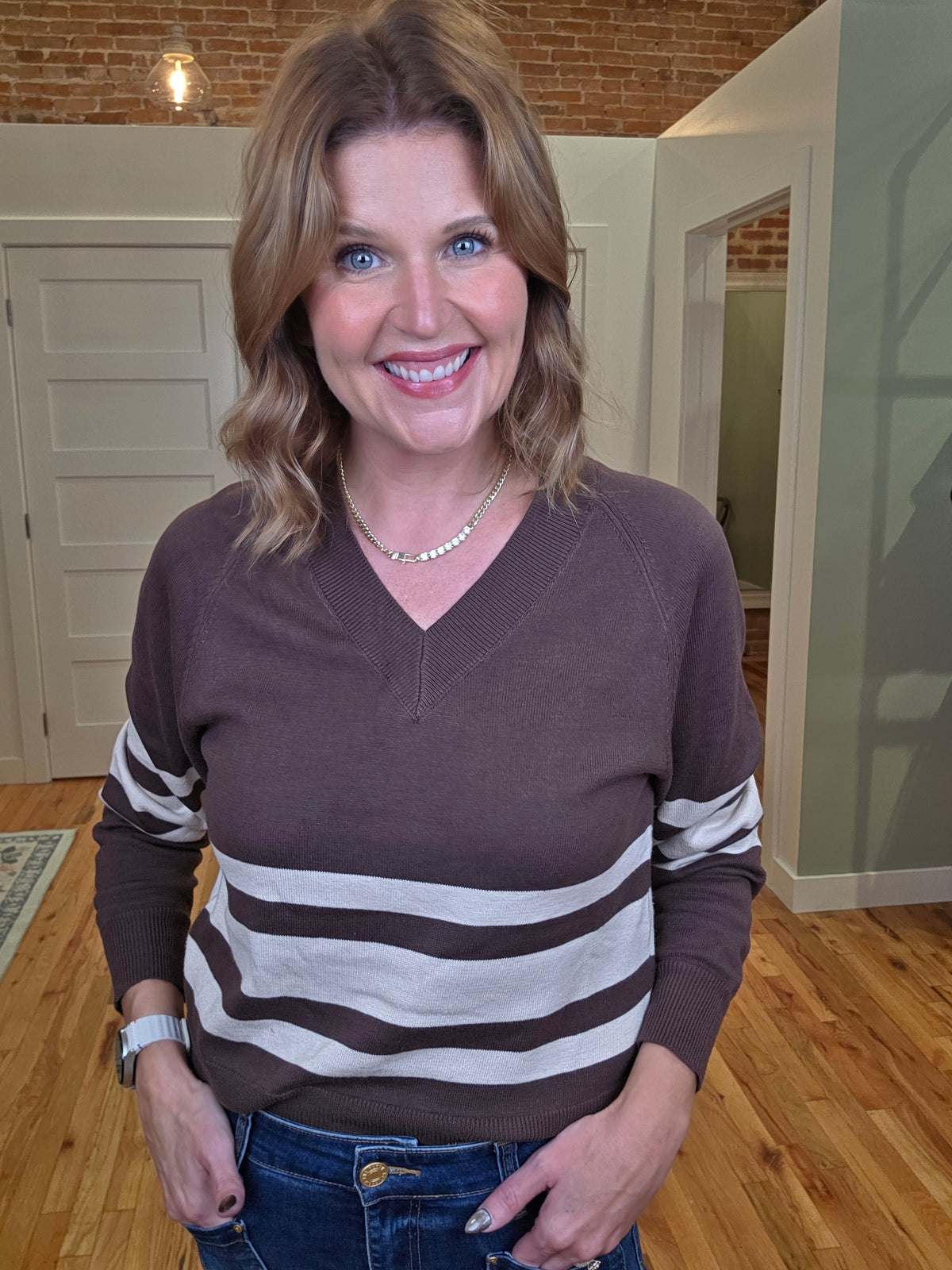 Raylee Striped Sweater