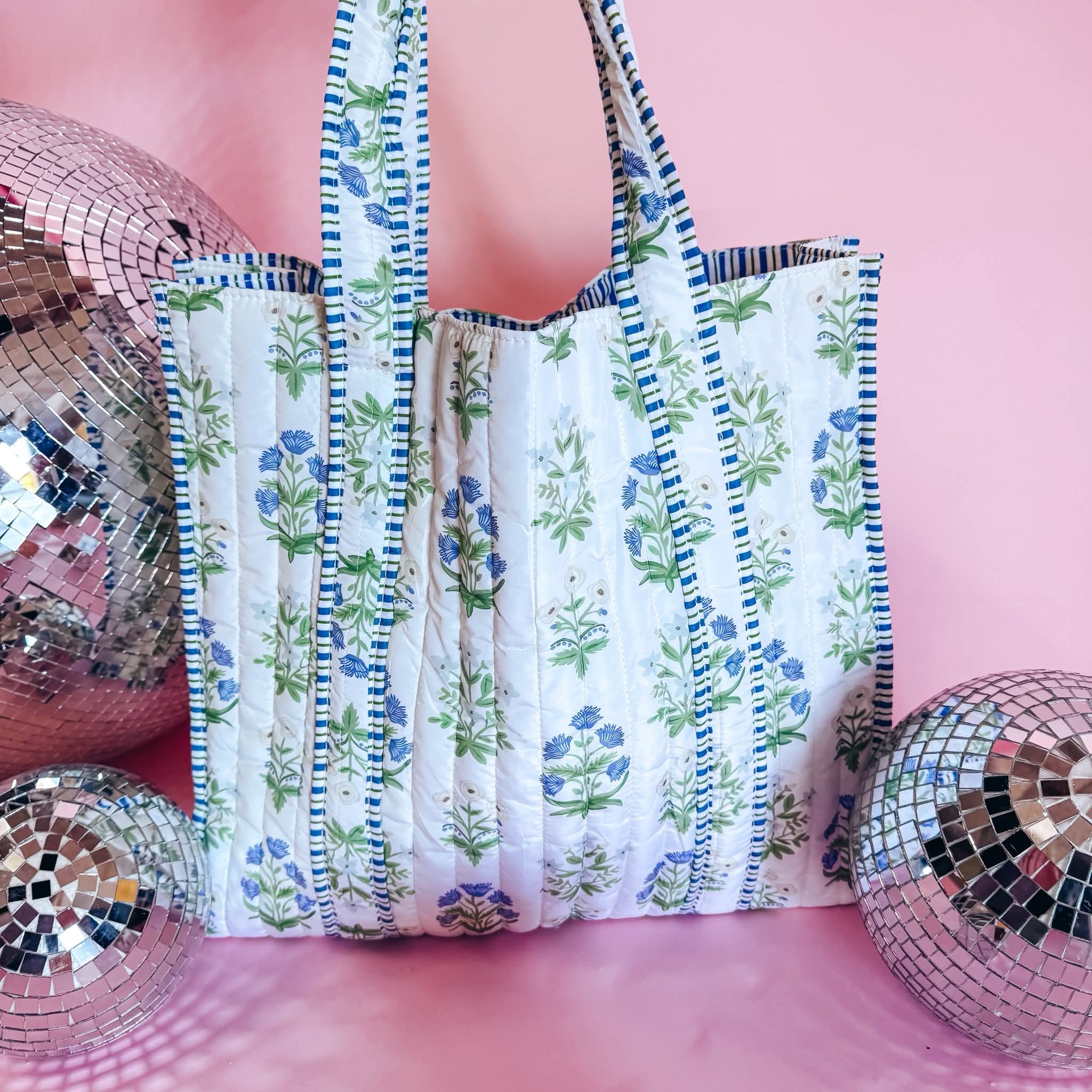 Prickly Pear Quilted Tote