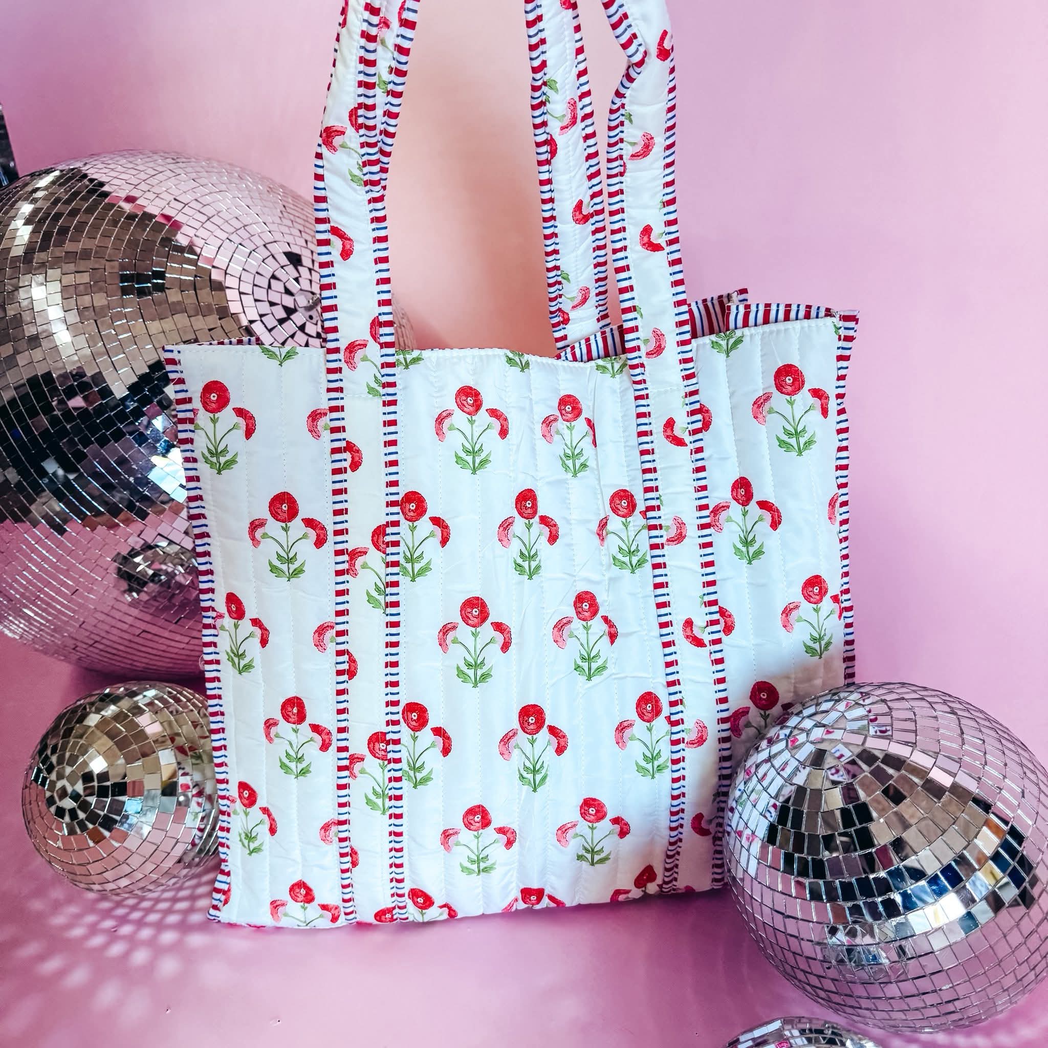 Prickly Pear Quilted Tote