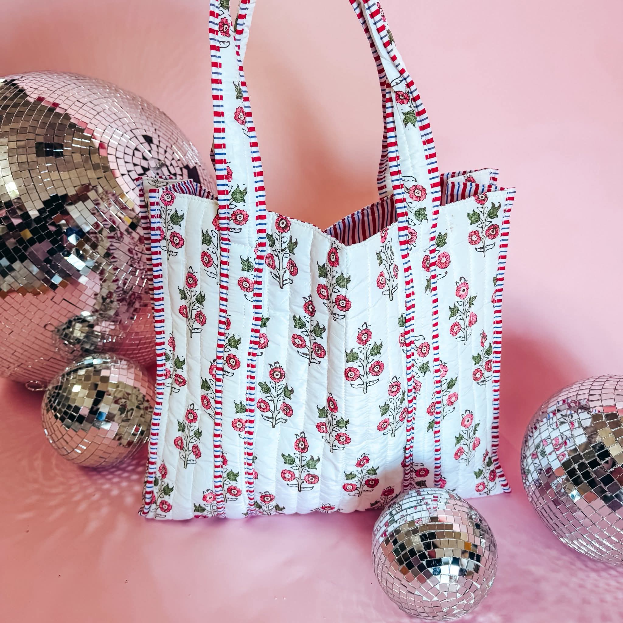 Prickly Pear Quilted Tote