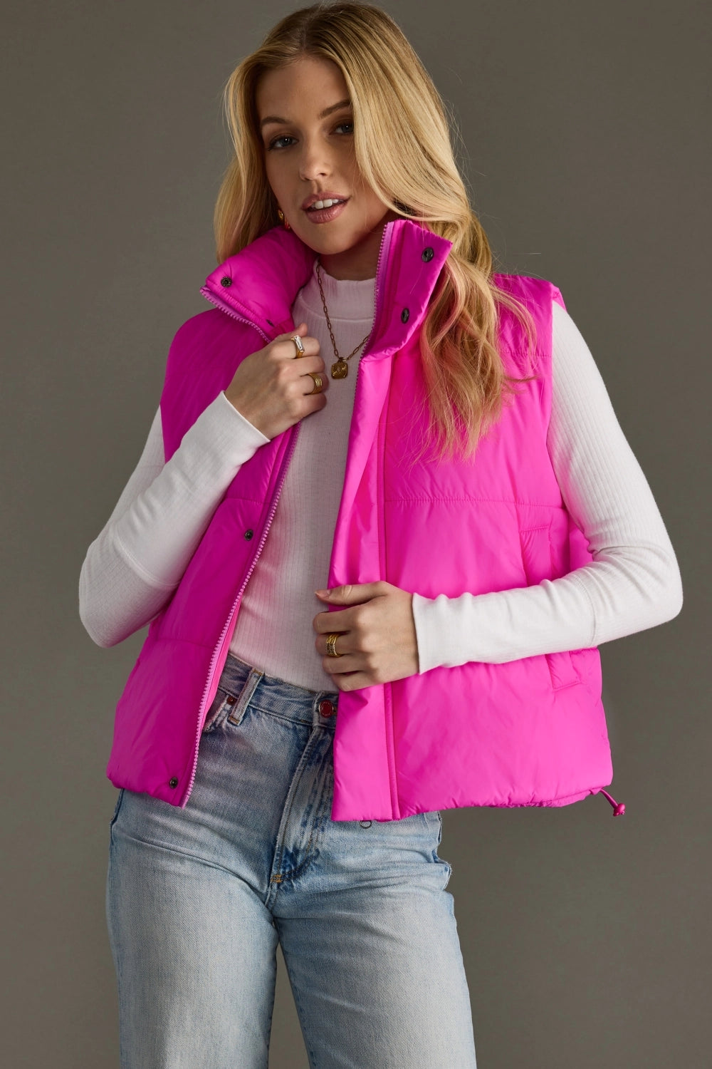 Vest Bright Pink