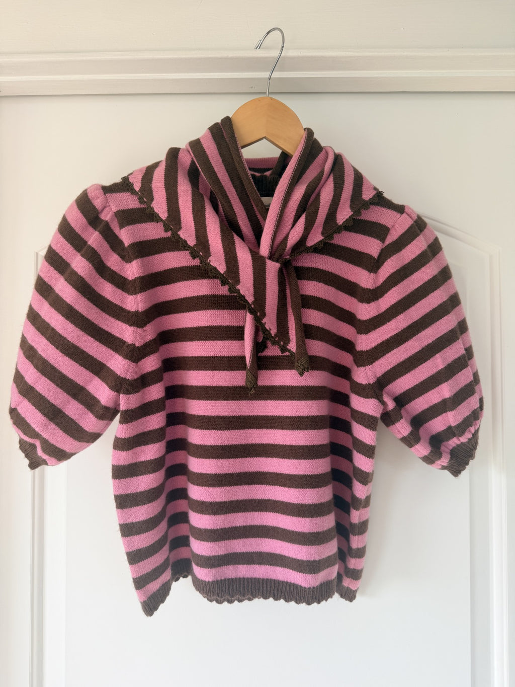 Striped Scarf Sweater