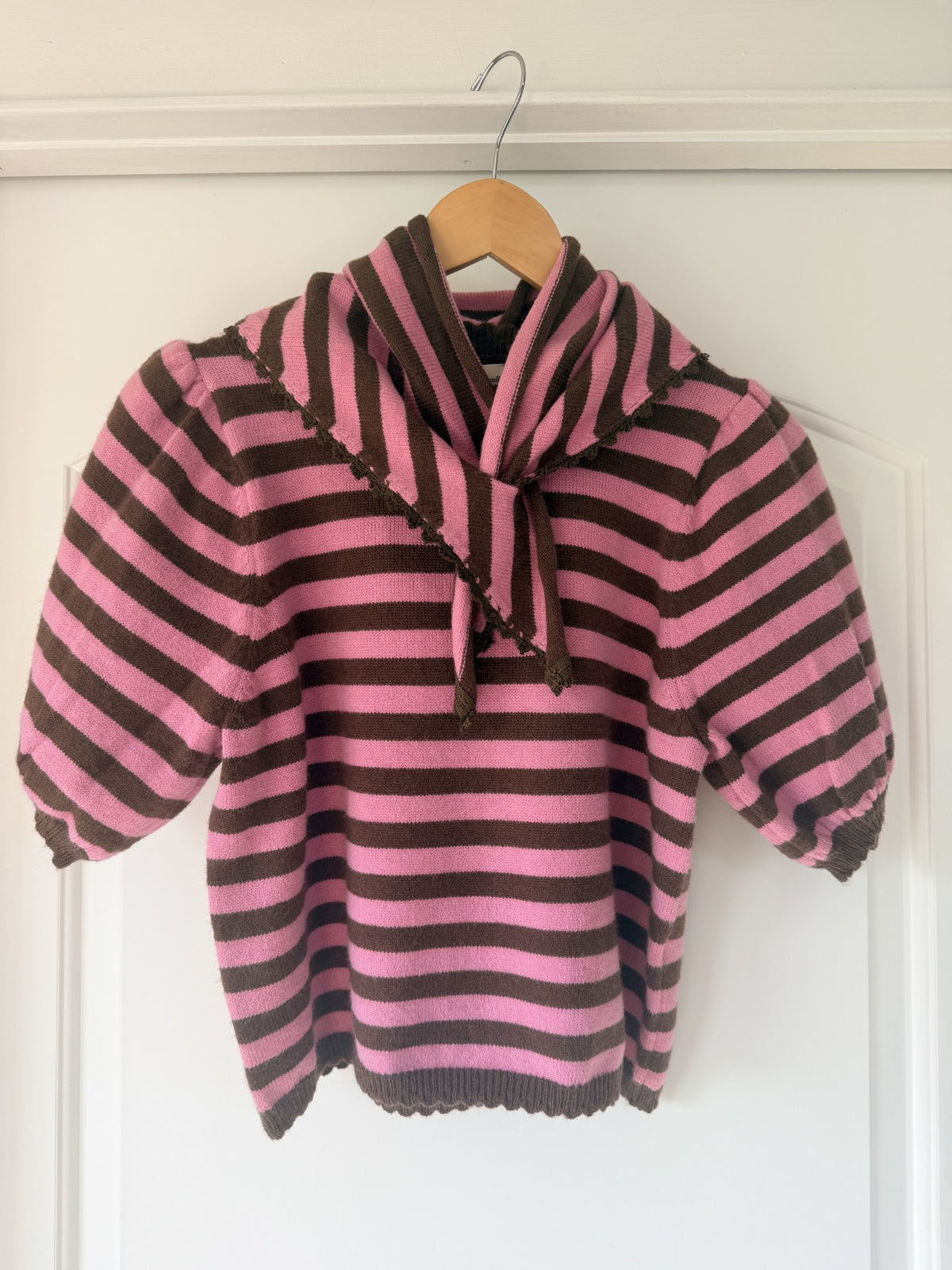 Striped Scarf Sweater