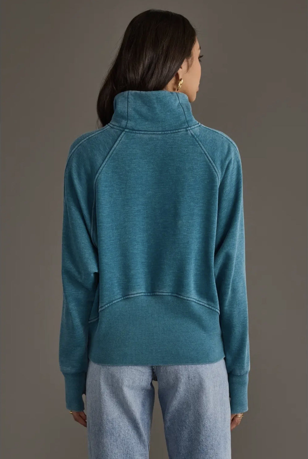 Chelsea 1/4 Zip Teal