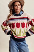 Tulip Pattern Sweater