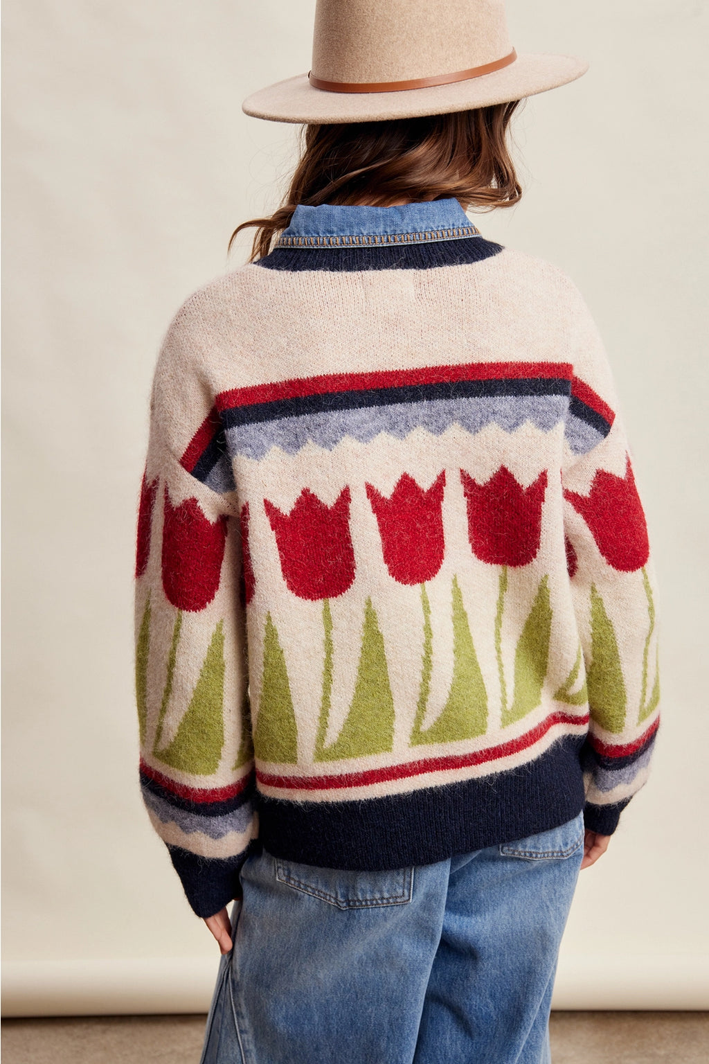 Tulip Pattern Sweater