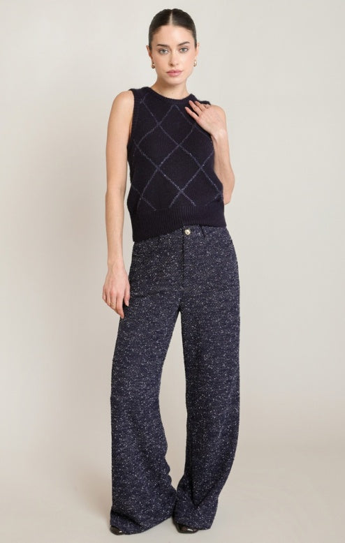 Sequin Sweater Vest