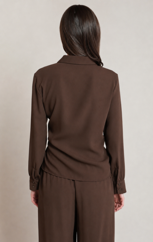 Choco Knotted Shirt