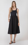 Black Mixed Media Dress