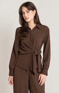 Choco Knotted Shirt