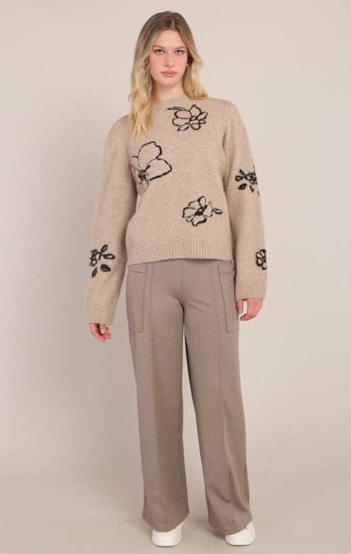 Meadow Embroidered Sweater
