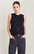 Sequin Sweater Vest