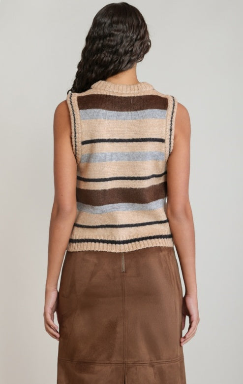 Striped Sweater Vest
