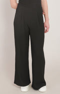 Textured Wide Leg Pants